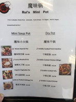Rui's Shanghai Bistro menu