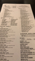 Sushi Para 88 menu