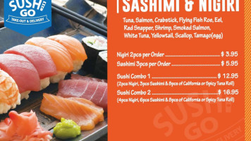 Sushi Go menu