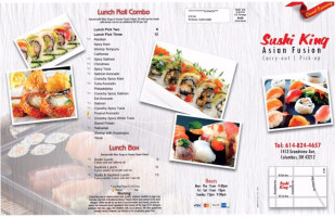 Sushi King Asian Fusion menu