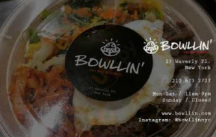 Bowllin food