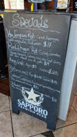 Tappi Sushi Grill menu