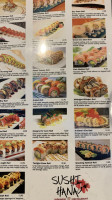 Sushi Hana menu