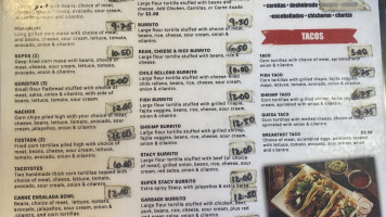 Los Gorditos menu