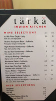 Tarka Indian Kitchen menu
