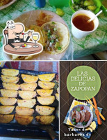 Las Delicias De Zapopan, Tacos De Barbacoa De Res food