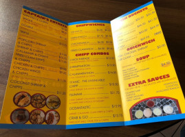 The Chippery menu