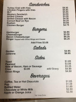 Track Kitchen menu