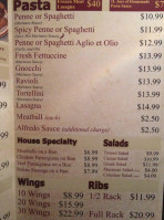 Franzisi's Pizzaman menu