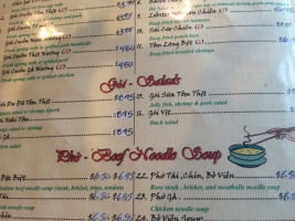 Thien Phat Rest menu