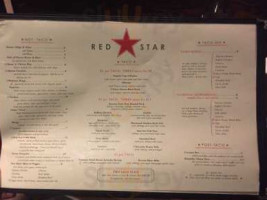 Red Star Taco menu