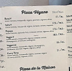 Slice Pizza menu