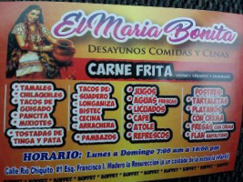 El Maria Bonita food