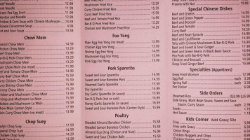 Polly's Cafe menu