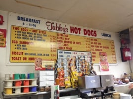 Tubby's Hot Dogs menu