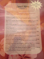 Orchid Thai Bistro menu