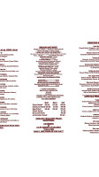 Chappaqua Tavern menu