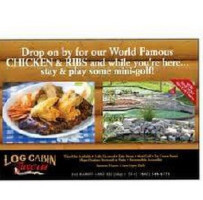 Log Cabin Tavern menu