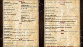 Horn Dawgs Tap Grill menu