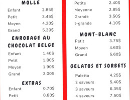 La Place Du Roi menu