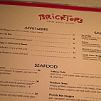 Bricktop's menu