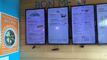 Bon Me menu