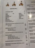 Vespacific Cafe menu