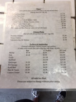 Broadview Seafood menu