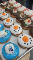 Frosted Donuts food