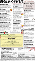 Buffalo Gap Saloon & Eatery menu