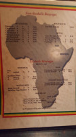 Axum Cafe menu