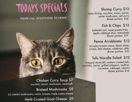 Fat Cats menu