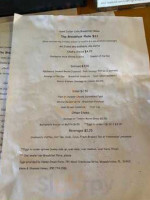 Sand Dollar Cafe menu