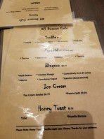 Oh Dessert Cafe menu