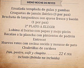 La Taberna De Beni menu