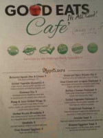 Good Eats Cafe menu