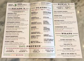 Flower Child Austin 2nd St menu