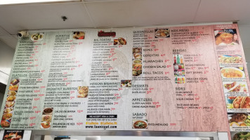 La Unica menu