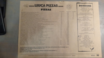 Leuca Pizzas Saint-Martin de la Lieue menu