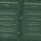 Best Coast menu