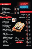 Mt Fuji Sushi Rolls menu