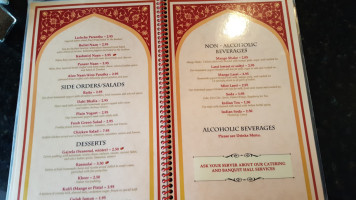 India's Oven (tower) menu