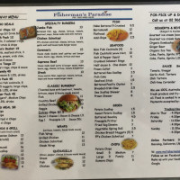 Kiwi Style Fish & Chips menu