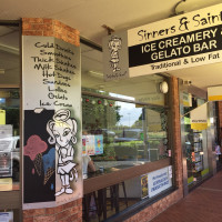 Sinners and Saints Ice-Creamery inside