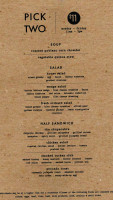 Pub W (memorial) menu