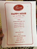 Parm Battery Park City menu