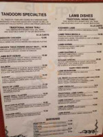Bombay And Grill menu