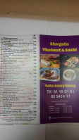 Storgata Take Away Raufoss Phan menu