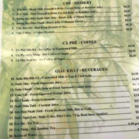 Bun Bo Hue An Nam menu