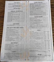 Park Lane Tavern Of Vb Kempsville menu